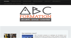 Desktop Screenshot of abc-formation-conseil.com