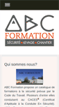 Mobile Screenshot of abc-formation-conseil.com